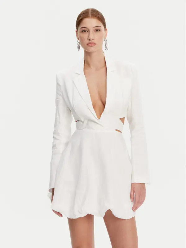 bardot Bardot Ljetna haljina 59860DB Bijela Regular Fit