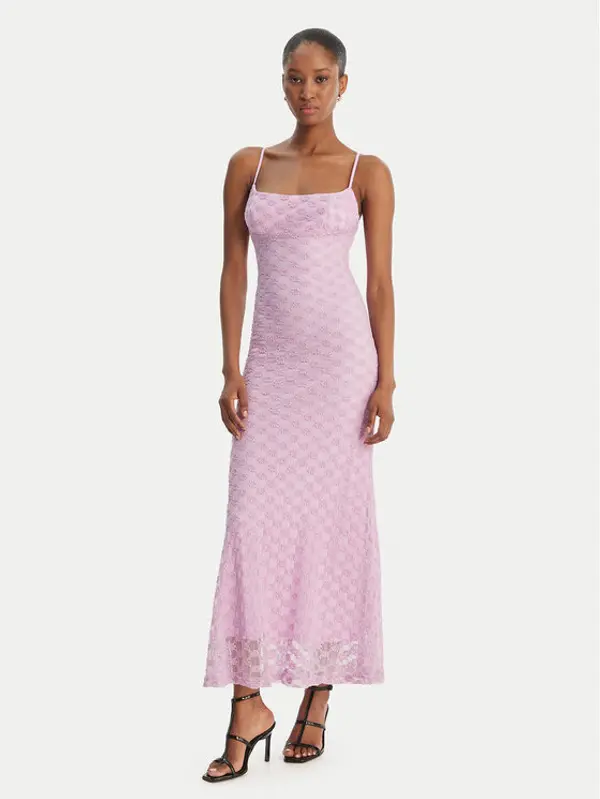 bardot Bardot Ljetna haljina Adoni 57998DB1 Ljubičasta Slim Fit