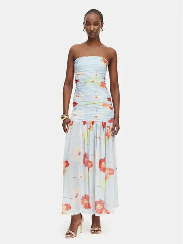 bardot Bardot Ljetna haljina Solana 59875DB3 Svijetlo plava Regular Fit