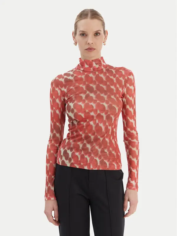 bardot Bardot Majica Alba 60287TB Crvena Slim Fit