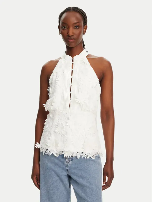 bardot Bardot Majica Remy Sleeveless 59846TB Bijela Regular Fit
