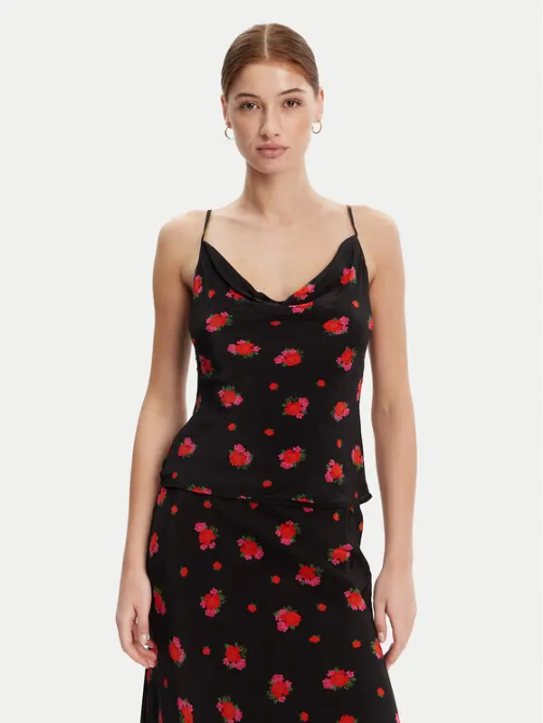 bardot Bardot Top 59752TB2 Crna Slim Fit