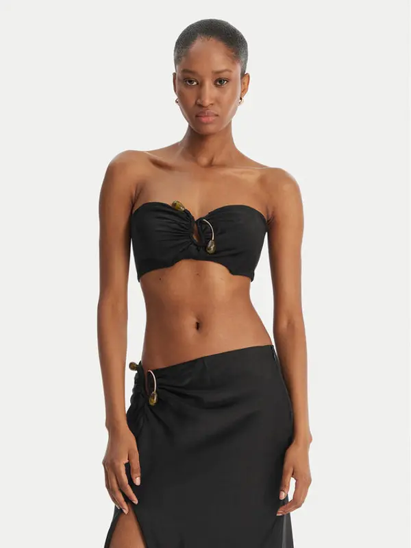 bardot Bardot Top Dylan 60307TB Crna Slim Fit