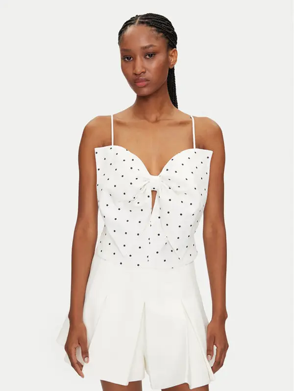 bardot Bardot Top Vieda 59755TB Bijela Regular Fit