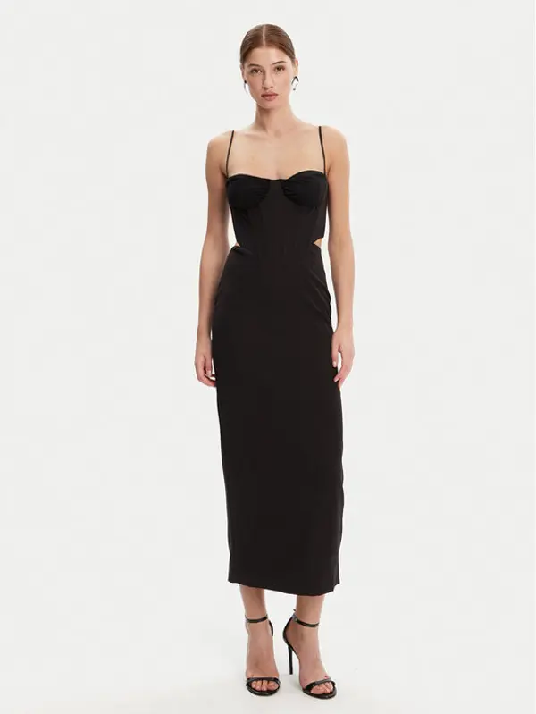 bardot Bardot Večernja haljina 58535DB Crna Regular Fit
