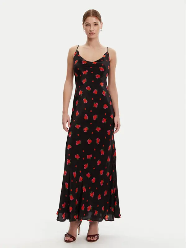 bardot Bardot Večernja haljina 59709DB2 Crna Regular Fit