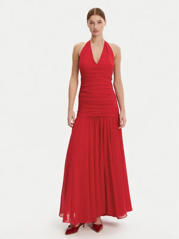 bardot Bardot Večernja haljina 59835DB Crvena Regular Fit