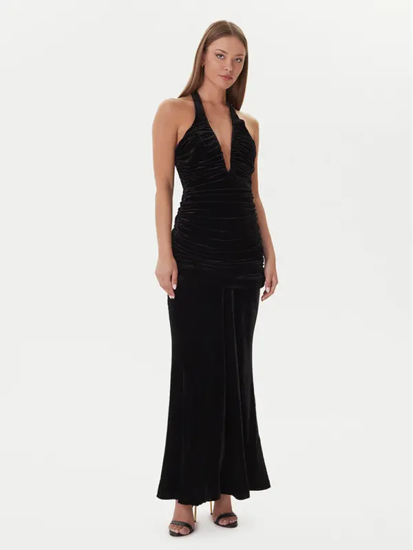 bardot Bardot Večernja haljina Elvira Halter 60117DB Crna Regular Fit
