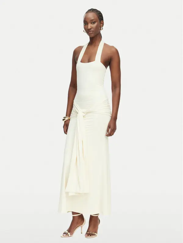 bardot Bardot Večernja haljina Emilia 60386DB Krem Slim Fit