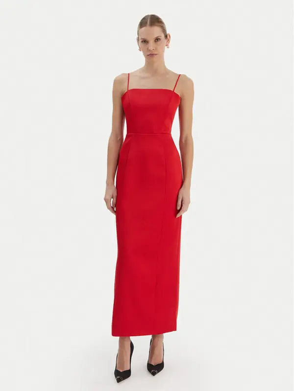 bardot Bardot Večernja haljina Lucille 60179DB Crvena Slim Fit