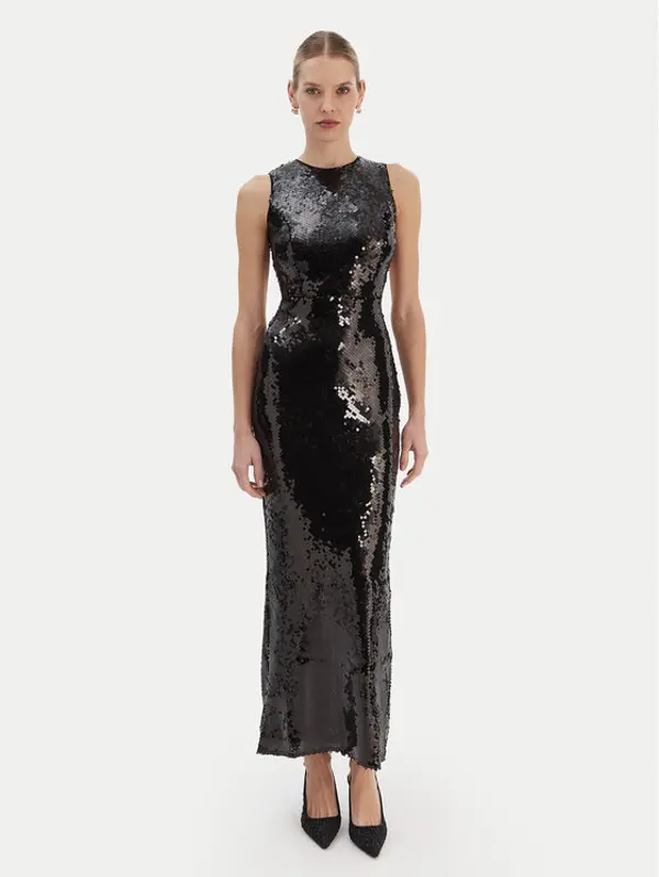 bardot Bardot Večernja haljina Portia 60159DB Crna Slim Fit