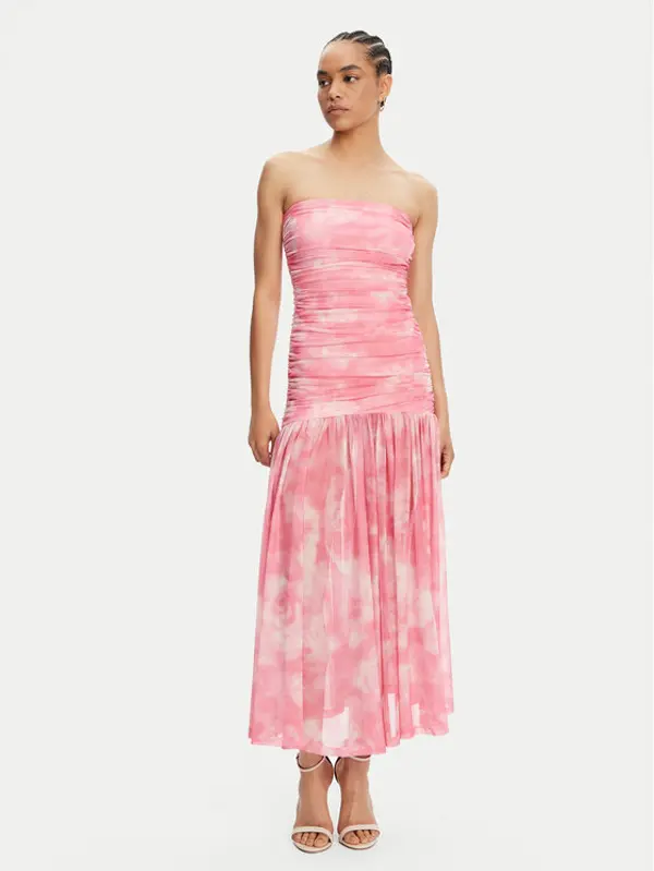 bardot Bardot Večernja haljina Solana 59875DB1 Ružičasta Regular Fit