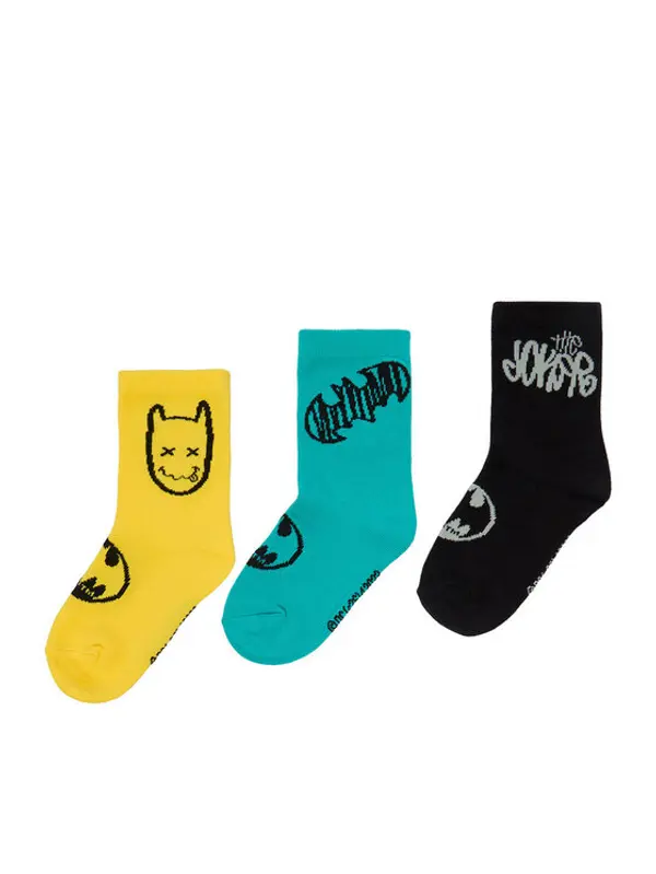 Batman Batman Duge čarape CEO-ACCCS-SS26-229WBBAT(3-PACK) Šarena