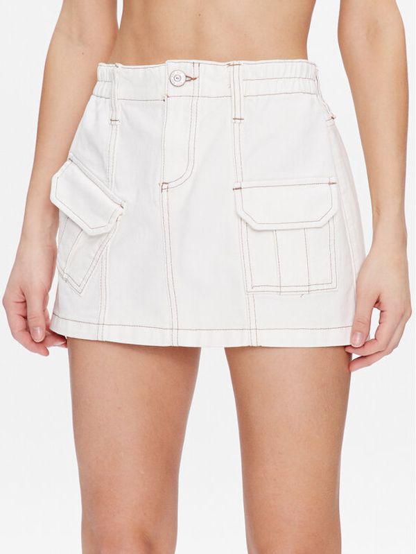 BDG Urban Outfitters BDG Urban Outfitters Mini suknja BDG Y2K DENIM SKIRT WHITE 76471838 Bijela Feminine Fit
