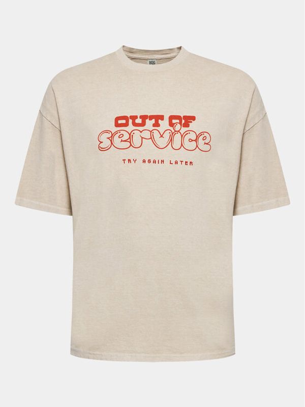 BDG Urban Outfitters BDG Urban Outfitters T-shirt Out Of Service Tee 77170678 Bež Baggy Fit