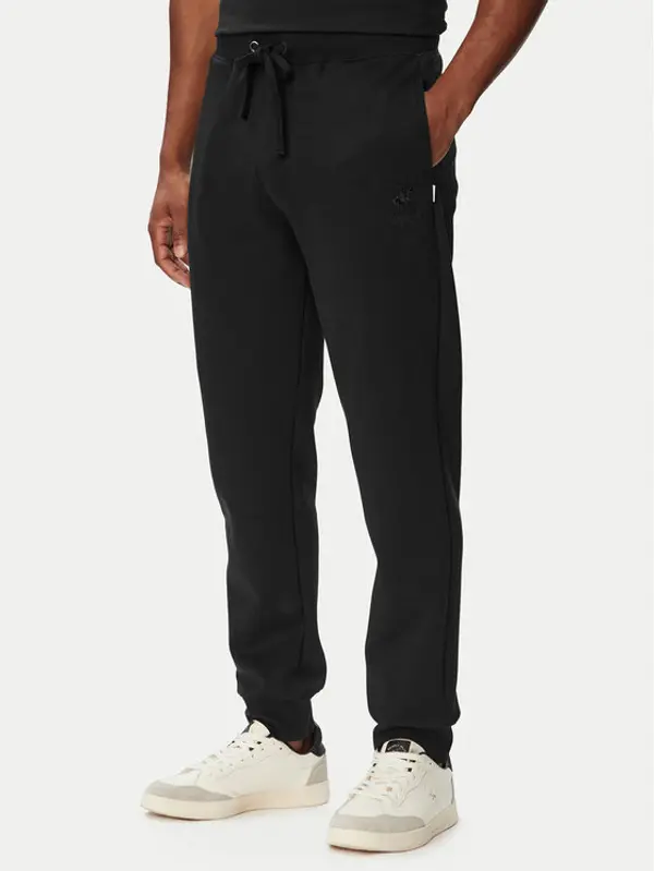 Beverly Hills Polo Club Beverly Hills Polo Club Donji dio trenerke M6340B Crna Regular Fit