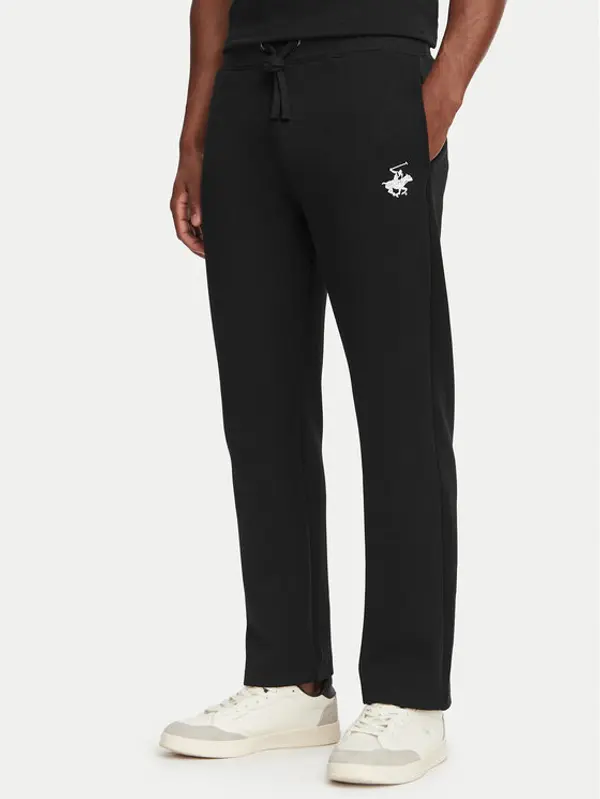 Beverly Hills Polo Club Beverly Hills Polo Club Donji dio trenerke M6608B-HR Crna Regular Fit