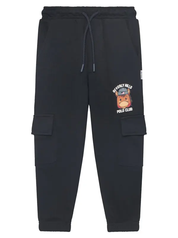 Beverly Hills Polo Club Beverly Hills Polo Club Donji dio trenerke P-SS26B-TF0136 Tamnoplava Regular Fit
