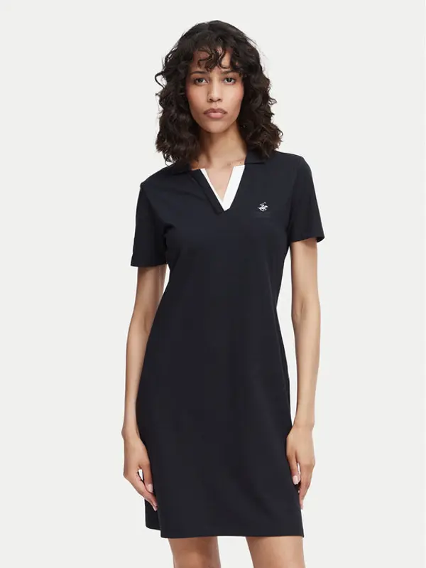 Beverly Hills Polo Club Beverly Hills Polo Club Haljina za svaki dan P-SS26W-ABP526591-0298 Tamnoplava Regular Fit