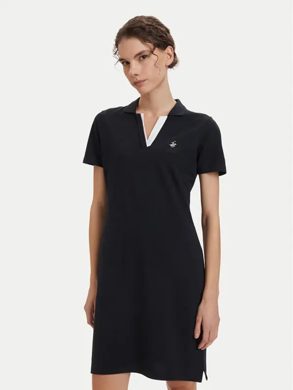 Beverly Hills Polo Club Beverly Hills Polo Club Haljina za svaki dan P-SS26W-ABP526591-0298 Tamnoplava Regular Fit
