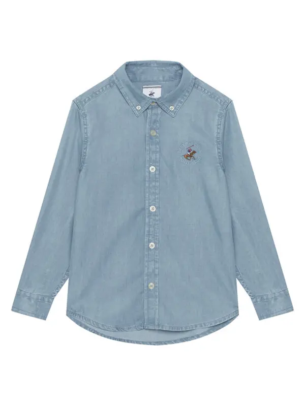 Beverly Hills Polo Club Beverly Hills Polo Club Košulja P-SS26B-SH0150 Plava Regular Fit