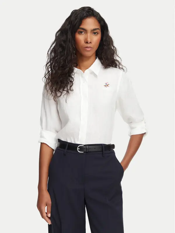 Beverly Hills Polo Club Beverly Hills Polo Club Košulja P-SS26W-SH0004 Bijela Regular Fit