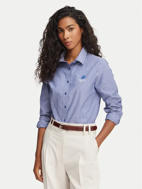Beverly Hills Polo Club Beverly Hills Polo Club Košulja P-SS26W-SH15830 Plava Regular Fit