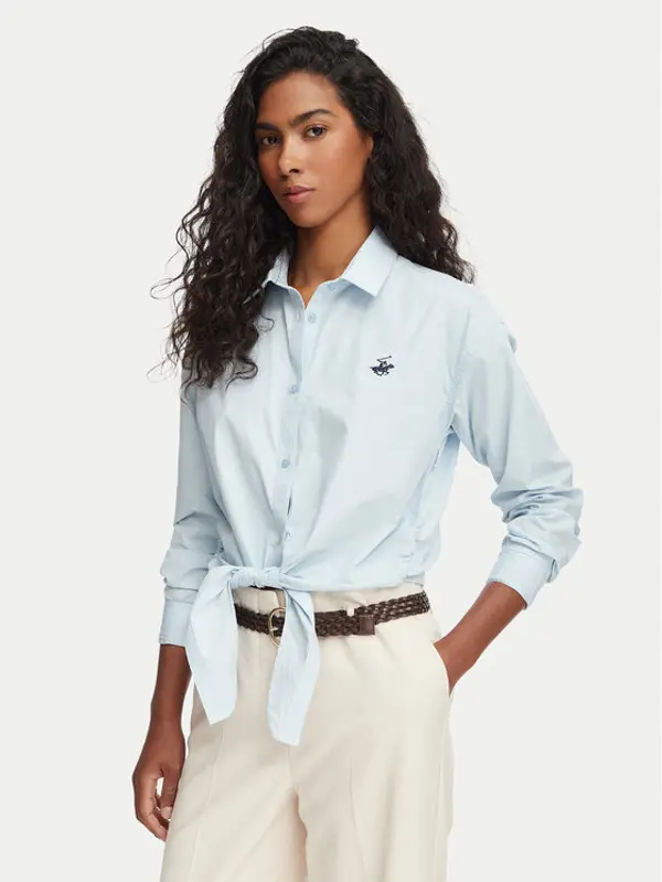 Beverly Hills Polo Club Beverly Hills Polo Club Košulja P-SS26W-SH506602 Plava Regular Fit