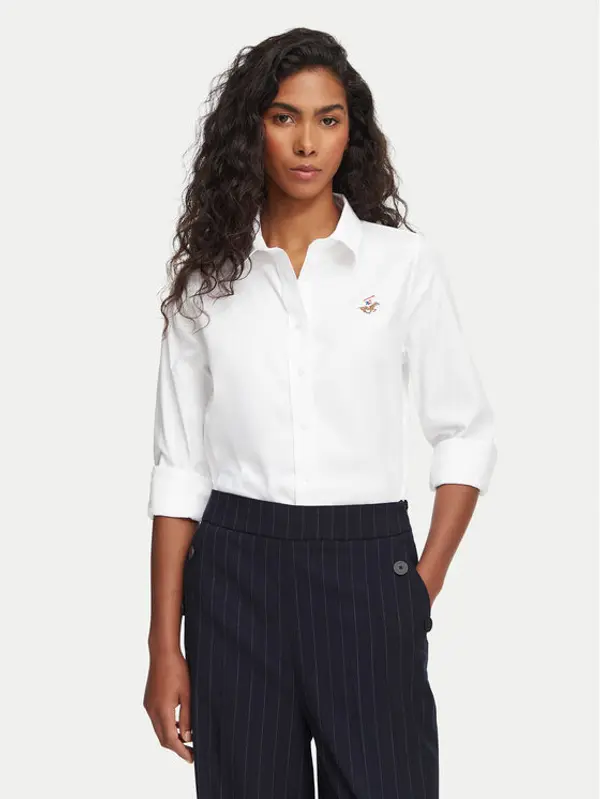 Beverly Hills Polo Club Beverly Hills Polo Club Košulja P-SS26W-SH6600 Bijela Regular Fit