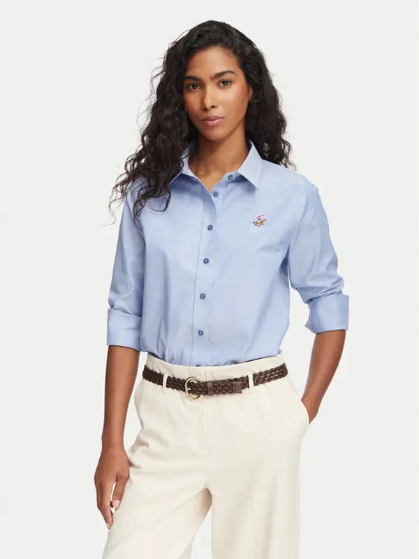 Beverly Hills Polo Club Beverly Hills Polo Club Košulja P-SS26W-SH6600 Plava Regular Fit