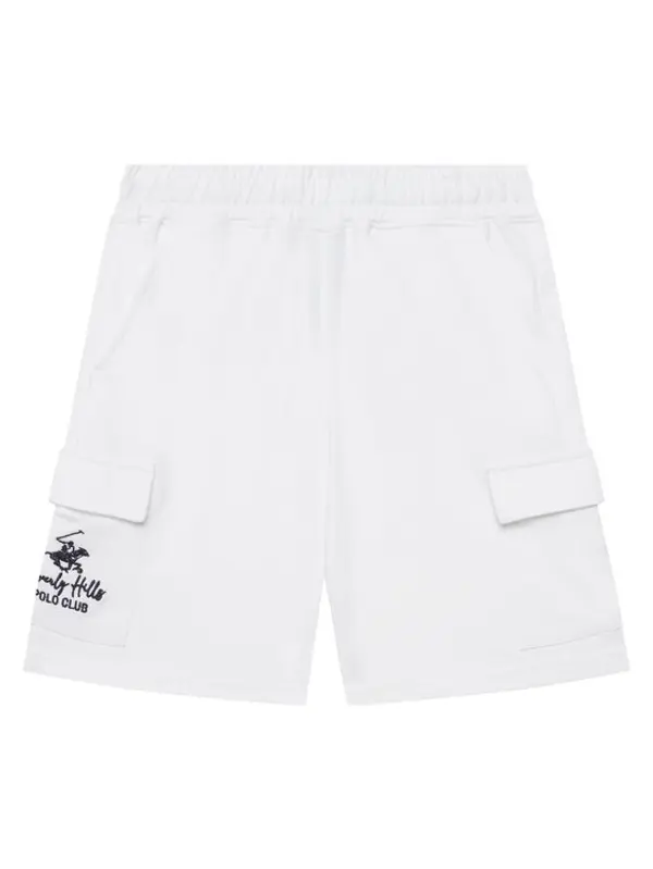 Beverly Hills Polo Club Beverly Hills Polo Club Kratke hlače 76B6SF0028T Bijela Regular Fit