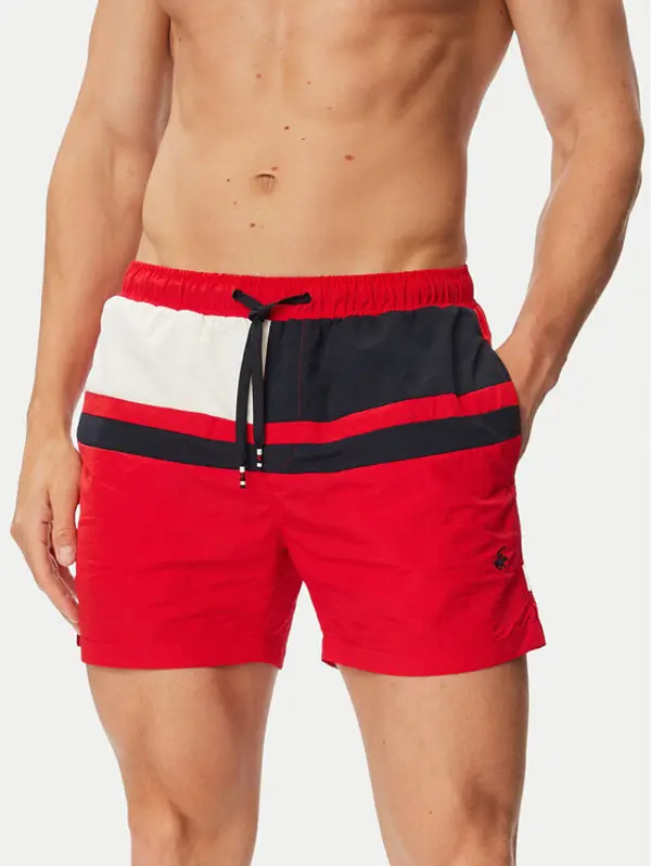 Beverly Hills Polo Club Beverly Hills Polo Club Kupaće gaće i hlače P-SS26M-SUNNY-0065 Crvena Regular Fit