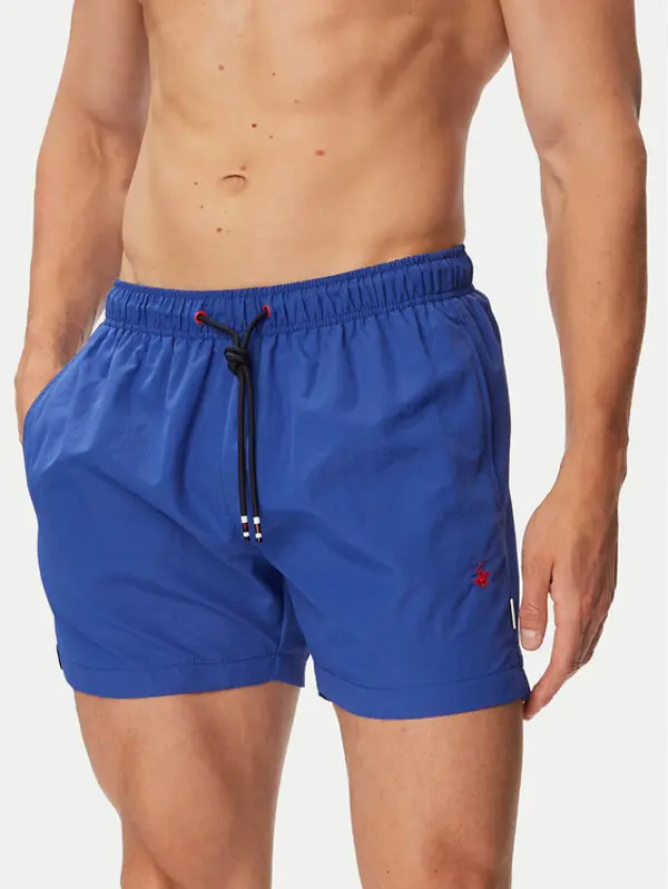 Beverly Hills Polo Club Beverly Hills Polo Club Kupaće gaće i hlače P-SS26M-UNION-0272 Plava Regular Fit