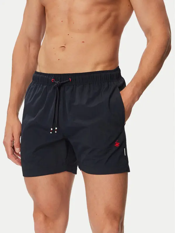 Beverly Hills Polo Club Beverly Hills Polo Club Kupaće gaće i hlače P-SS26M-UNION-0298 Tamnoplava Regular Fit