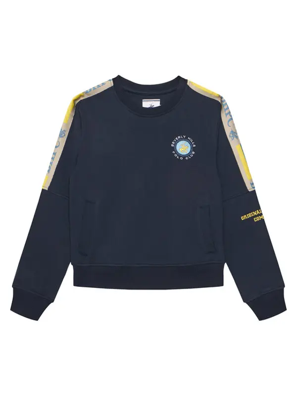 Beverly Hills Polo Club Beverly Hills Polo Club Majica dugih rukava 76B5F0022 Tamnoplava Regular Fit