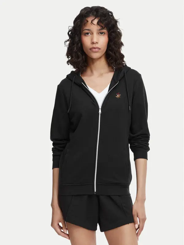 Beverly Hills Polo Club Beverly Hills Polo Club Majica dugih rukava P-SS26W-F546540 Crna Regular Fit