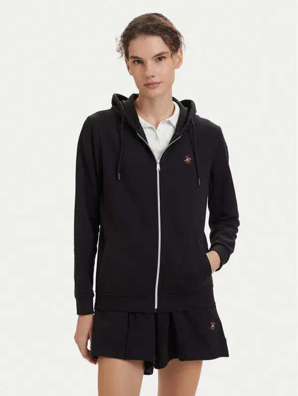 Beverly Hills Polo Club Beverly Hills Polo Club Majica dugih rukava P-SS26W-F546540 Crna Regular Fit
