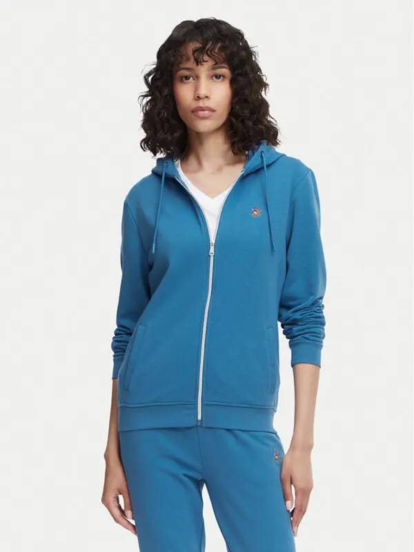 Beverly Hills Polo Club Beverly Hills Polo Club Majica dugih rukava P-SS26W-F546540 Plava Regular Fit