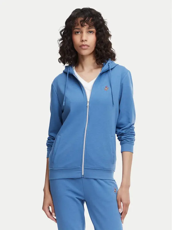 Beverly Hills Polo Club Beverly Hills Polo Club Majica dugih rukava P-SS26W-F546540 Plava Regular Fit