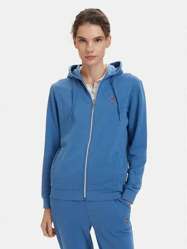 Beverly Hills Polo Club Beverly Hills Polo Club Majica dugih rukava P-SS26W-F546540 Plava Regular Fit