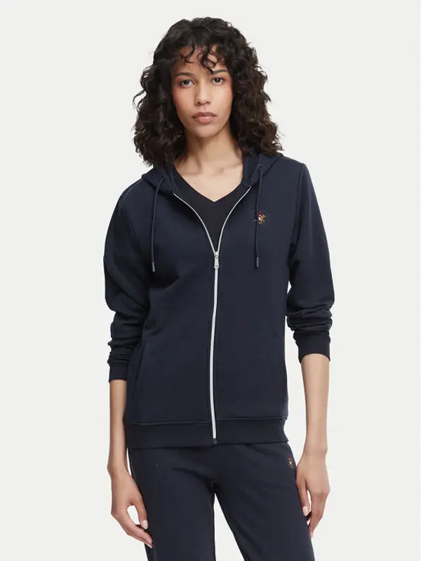 Beverly Hills Polo Club Beverly Hills Polo Club Majica dugih rukava P-SS26W-F546540 Tamnoplava Regular Fit