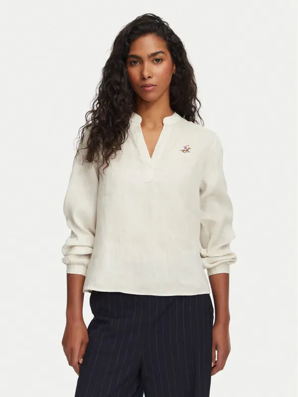 Beverly Hills Polo Club Beverly Hills Polo Club Majica P-SS26W-OLYMPIA Bež Regular Fit