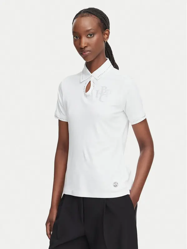 Beverly Hills Polo Club Beverly Hills Polo Club Polo L2601-HR Bijela Regular Fit