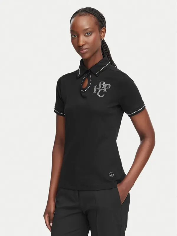 Beverly Hills Polo Club Beverly Hills Polo Club Polo L2601-HR Crna Regular Fit
