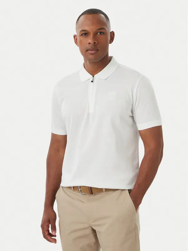 Beverly Hills Polo Club Beverly Hills Polo Club Polo M2734 Bijela Regular Fit