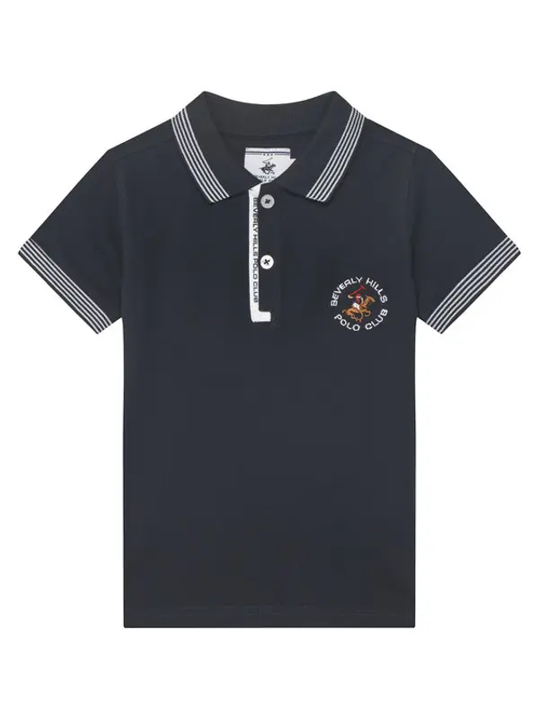Beverly Hills Polo Club Beverly Hills Polo Club Polo P-SS26B-P424108 Tamnoplava Regular Fit