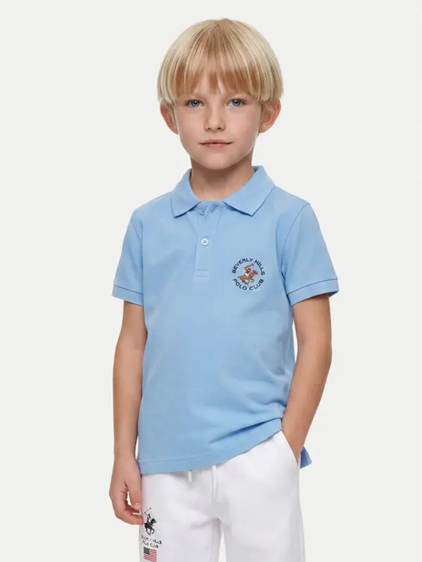 Beverly Hills Polo Club Beverly Hills Polo Club Polo P-SS26B-P42560 Plava Regular Fit