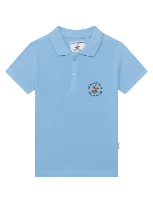 Beverly Hills Polo Club Beverly Hills Polo Club Polo P-SS26B-P42560 Plava Regular Fit