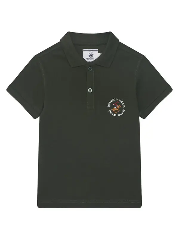 Beverly Hills Polo Club Beverly Hills Polo Club Polo P-SS26B-P42560 Tamno zelena Regular Fit