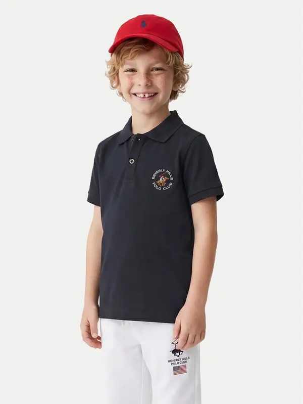 Beverly Hills Polo Club Beverly Hills Polo Club Polo P-SS26B-P42560 Tamnoplava Regular Fit